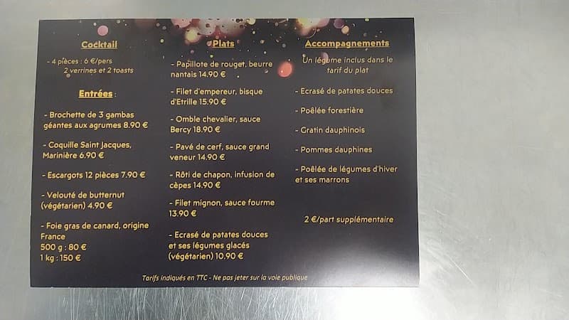 Naud Benoit, traiteur aux Garennes sur Loire