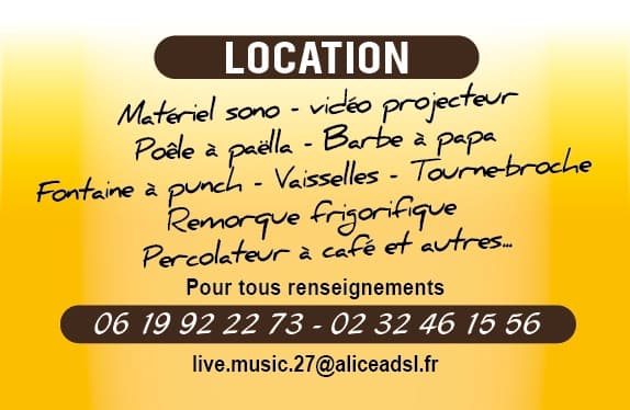 Live Music 27, sono à Nassandres sur Risle